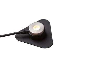 Heissner spot waterval 1W warm wit RVS