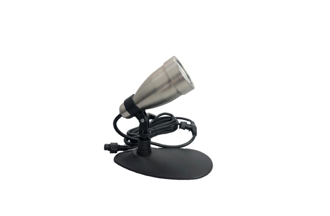 Heissner spot 9W RGB metaal