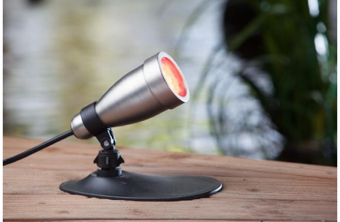 Heissner spot 9W RGB metaal