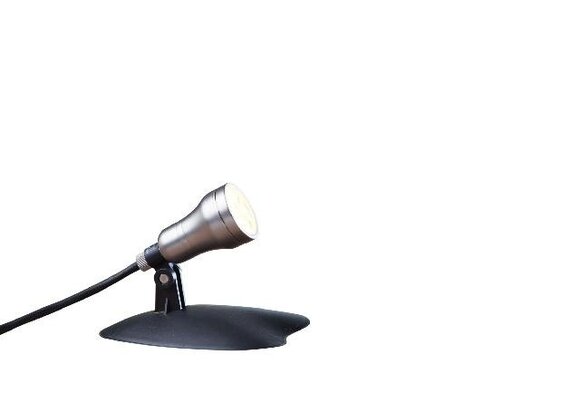 Heissner spot 4W warm wit metaal