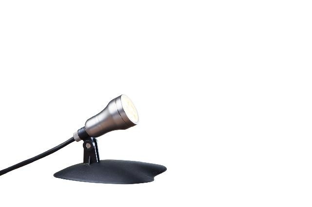 Heissner spot 4W warm wit metaal
