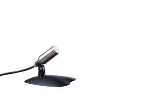 Heissner spot 1W warm wit metaal