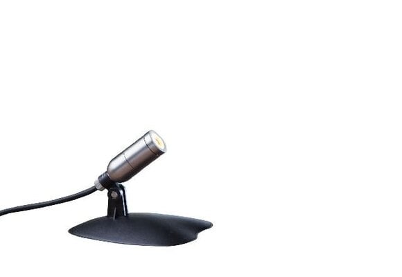 Heissner spot 1W warm wit metaal