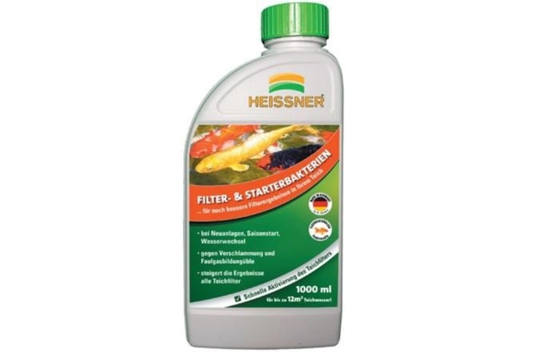 Heissner vijver filter & startbacteriën 1 ltr