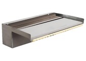 Heissner waterval element roestvrij staal met LED, 30 cm