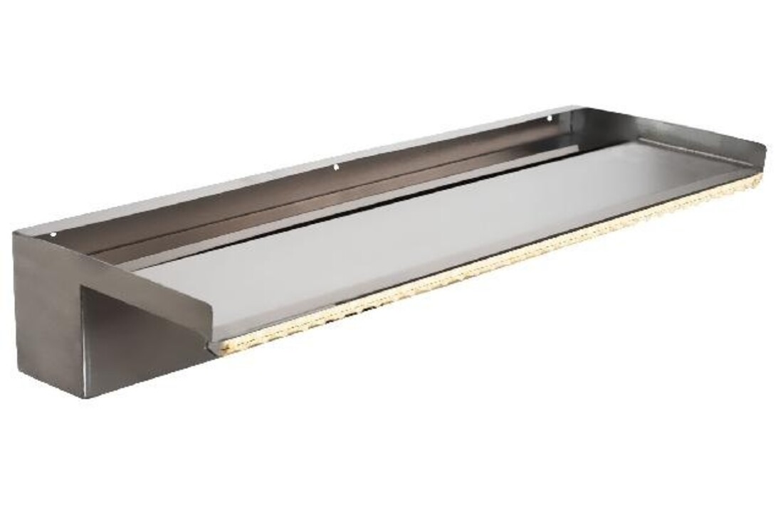 Heissner waterval element roestvrij staal met LED, 60 cm