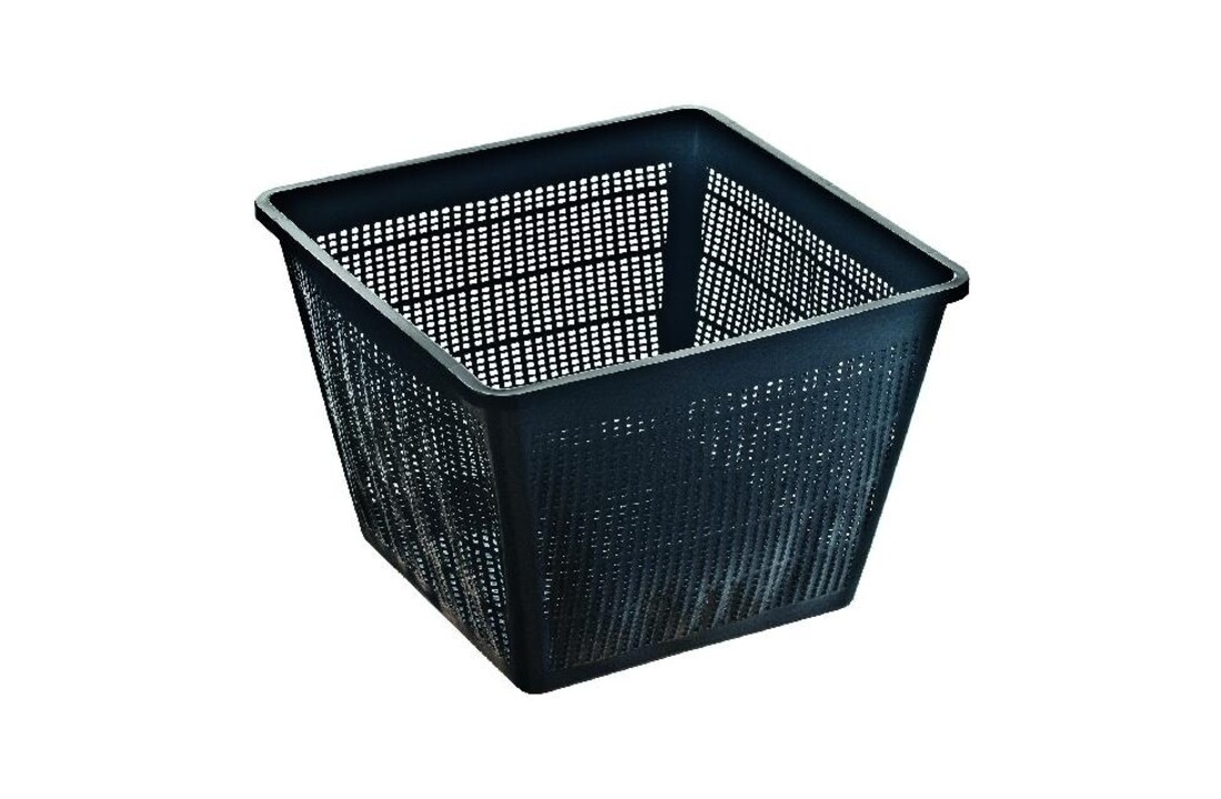 Heissner vijver planten basket 19x19x9 cm (vierkant)