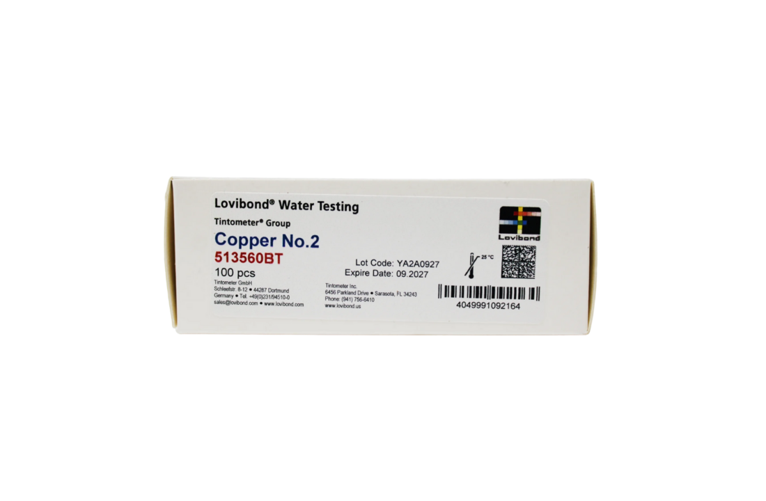 Lovibond Koper / Copper No.2 navulling reagens 10 stuks