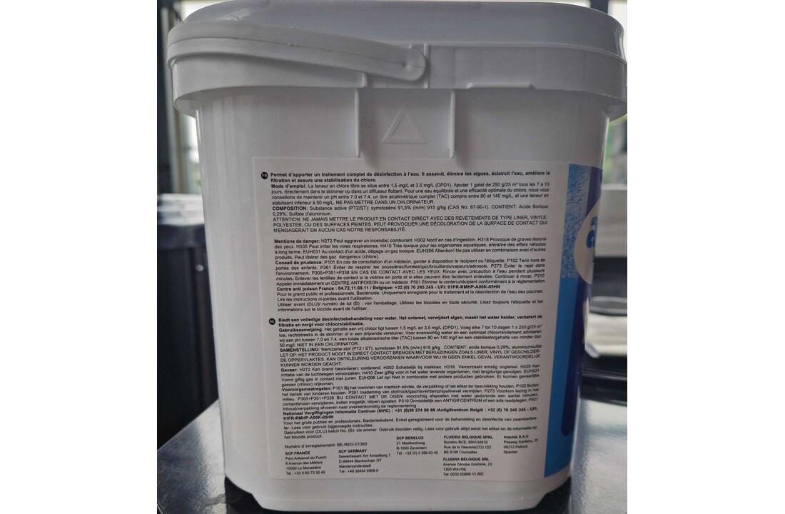Acti Action+ chloortabletten 5 kg - 250grams  (Enkel Geschikt voor de Belgische markt)