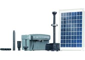 Heissner vijver solar fontein pomp set incl. LED ca. 750 ltr
