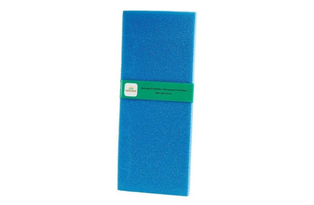 Heissner vijver filtermat 100x40x5 cm blauw