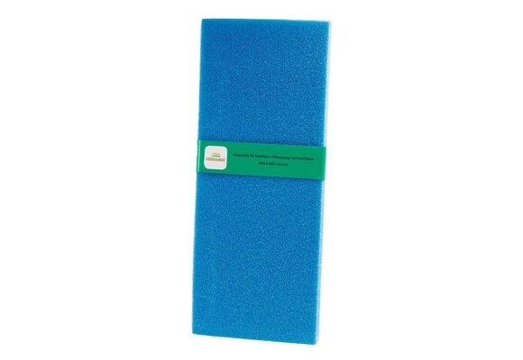 Heissner vijver filtermat 100x40x5 cm blauw