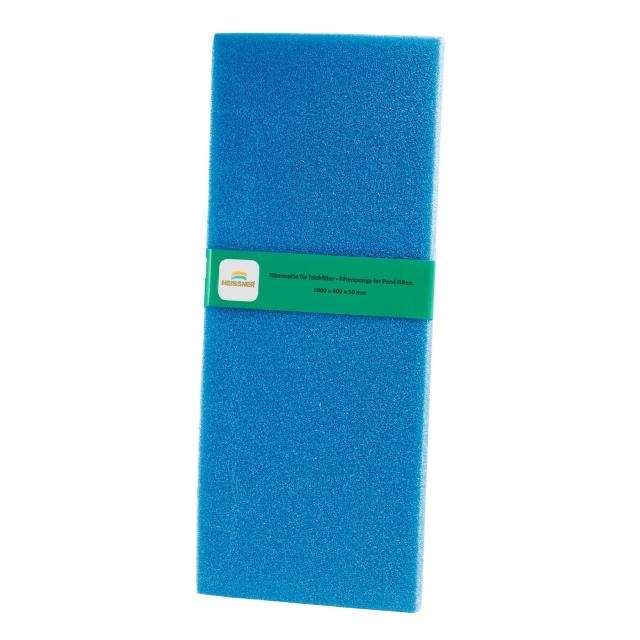 Heissner vijver filtermat 100x40x5 cm blauw