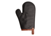 Bovine leren oven glove met duim