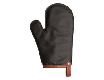 Bovine leren oven glove met duim