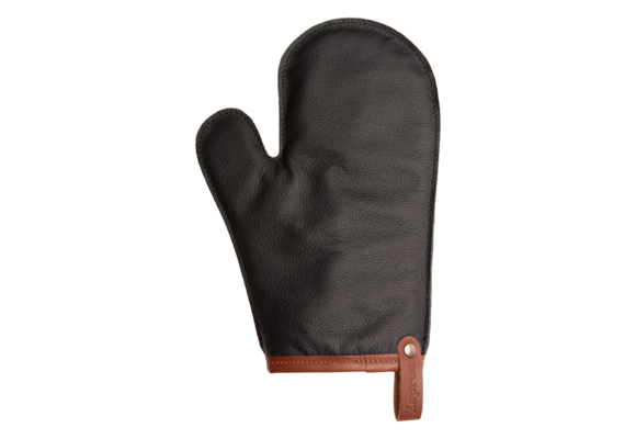 Bovine leren oven glove met duim