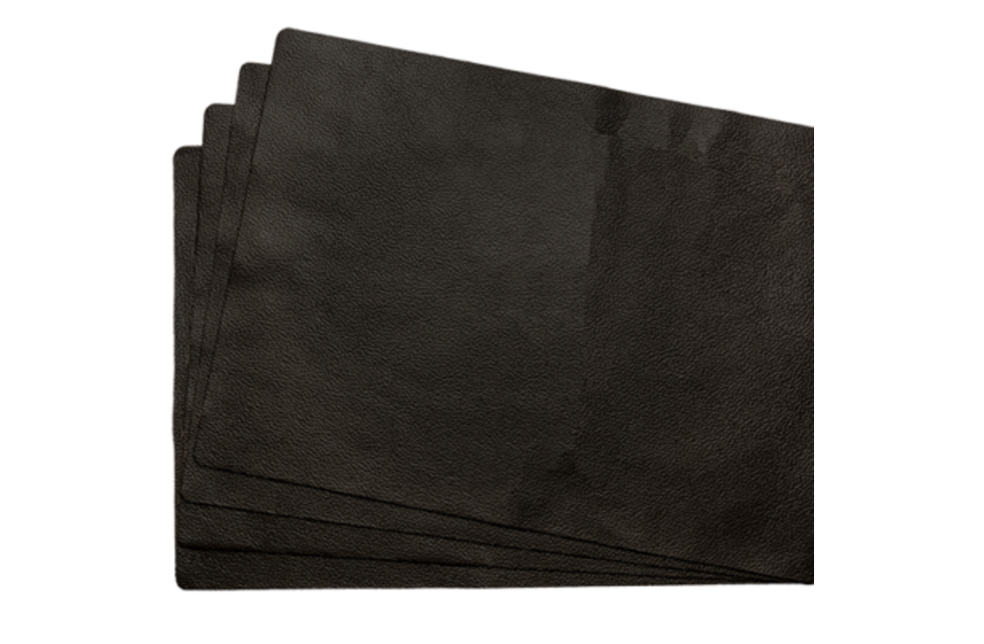 Bovine placemat leren rechthoekig (4 stuks)
