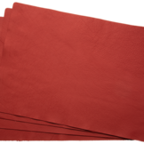 Bovine placemat leren rechthoekig (4 stuks)