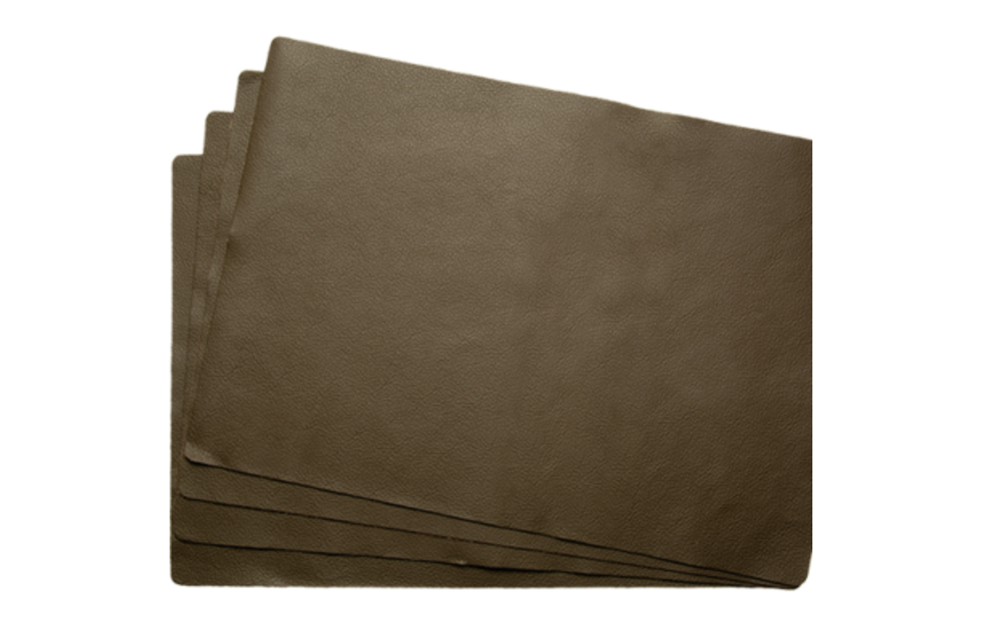 Bovine placemat leren rechthoekig (4 stuks)