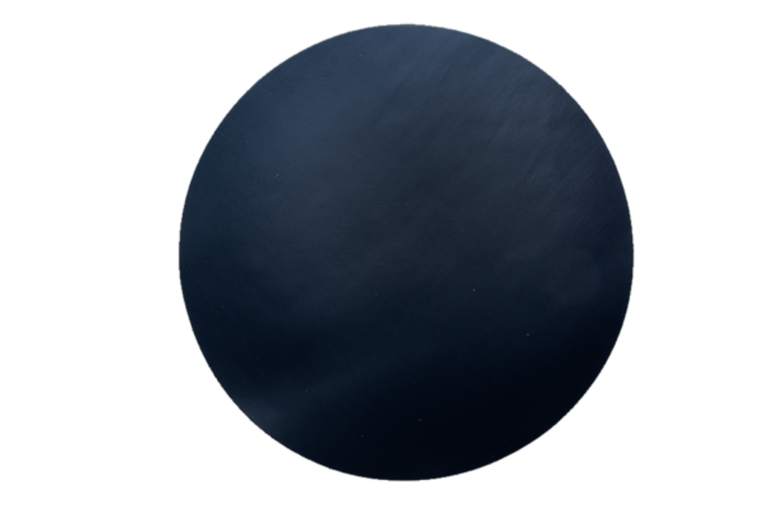 Mistral Leren placemat rond - 1 stuk