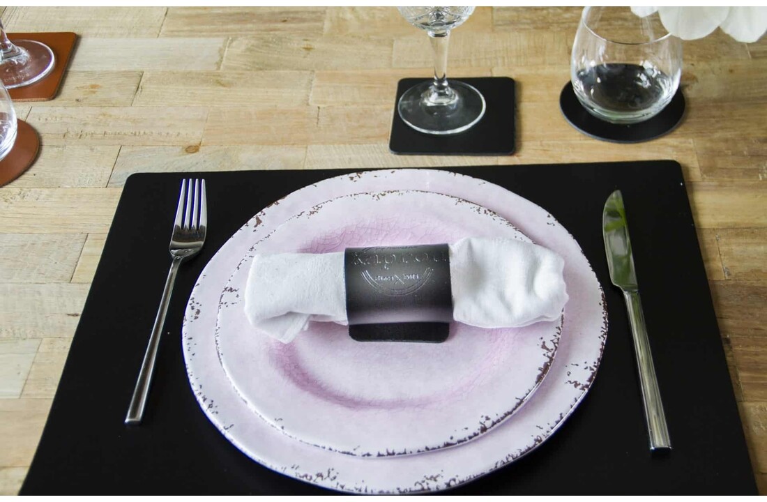 Mistral placemat leren rechthoekig