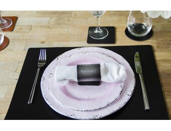 Mistral placemat leren rechthoekig