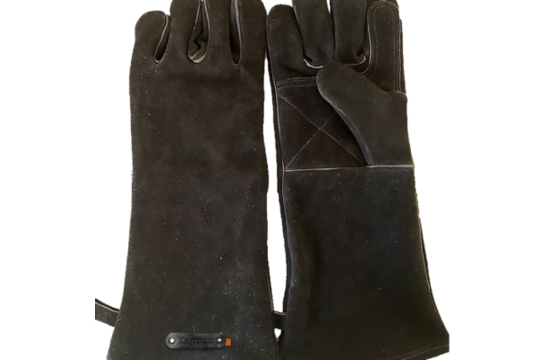 Madrid bbq leren handschoenen met vingers