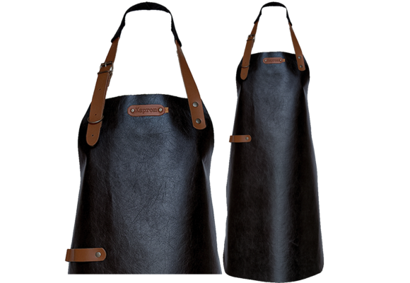 New York Leather long apron schort incl. neckstraps 82/60