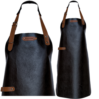 New York Leather long apron schort incl. neckstraps 82/60