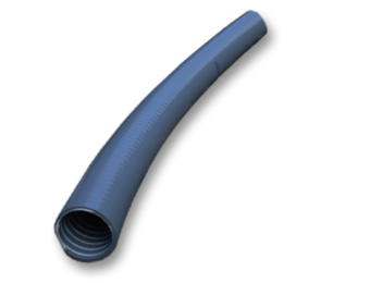 PVC Spiraalslang grijs 40mm 5 bar