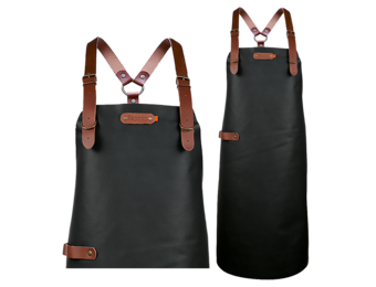 Bovine Leather long apron schort incl.  shoulderstraps- 89/70