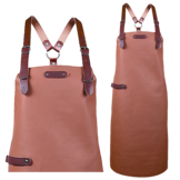 Bovine Leather long apron schort incl.  shoulderstraps- 89/70