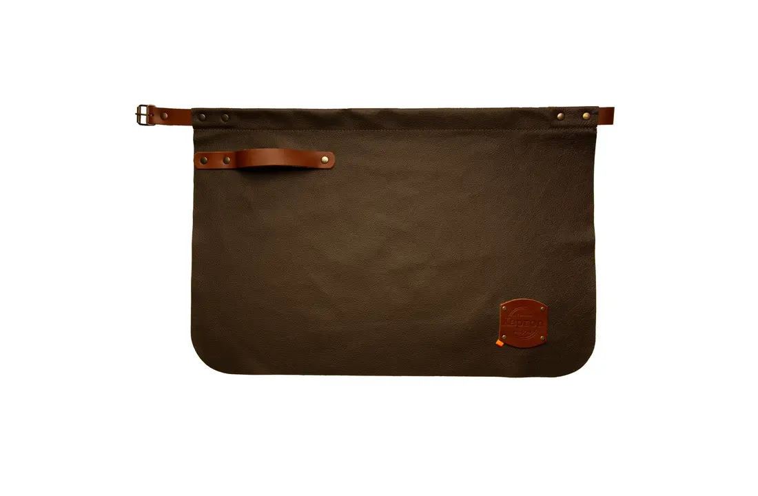 Leather short apron / waiststraps