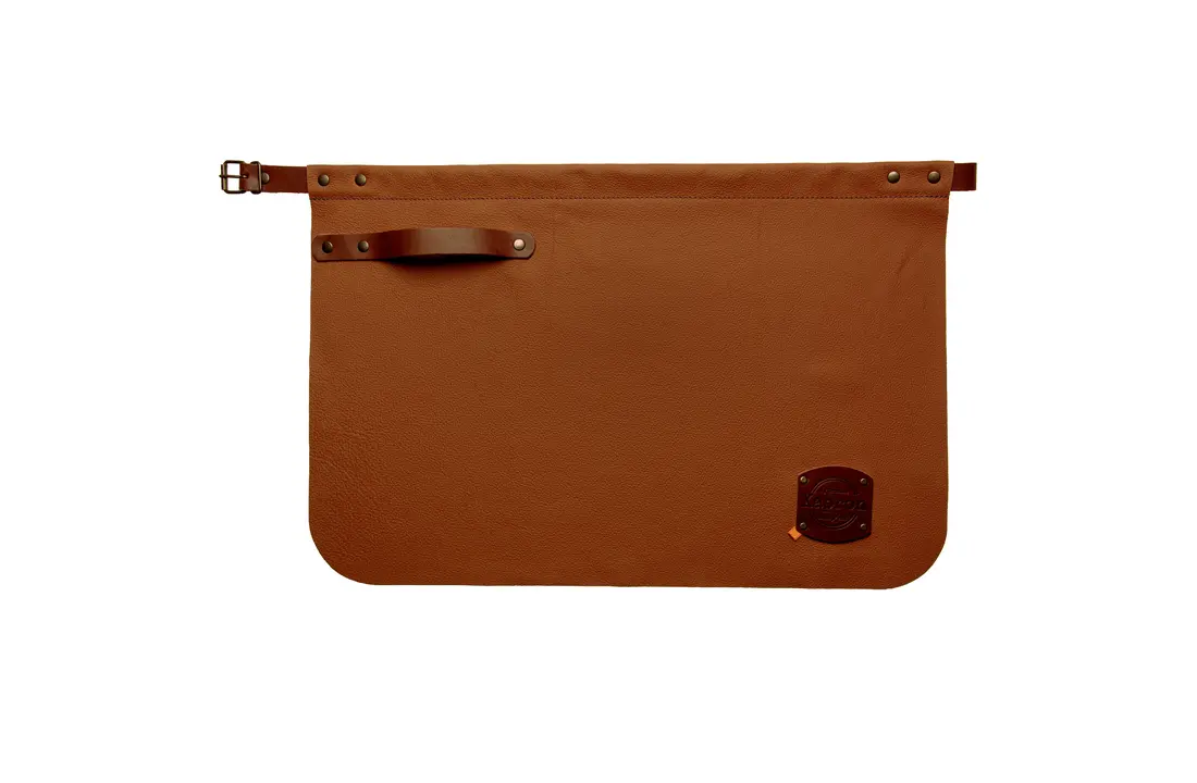 Leather short apron / waiststraps
