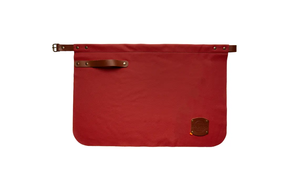 Leather short apron / waiststraps