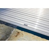Soldeck PC Metalic Grijs lamellen