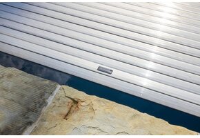 Soldeck PC Metalic Grijs lamellen