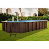 Interline Java Houten Zwembad ovaal 6.40 x 4.00