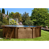 Interline Java Houten Zwembad rond 5.30 m. doorsnede