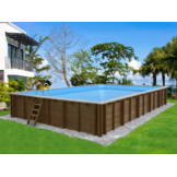 Interline Bali Houten Zwembad rechthoekig 7.90 x 4.00 meter