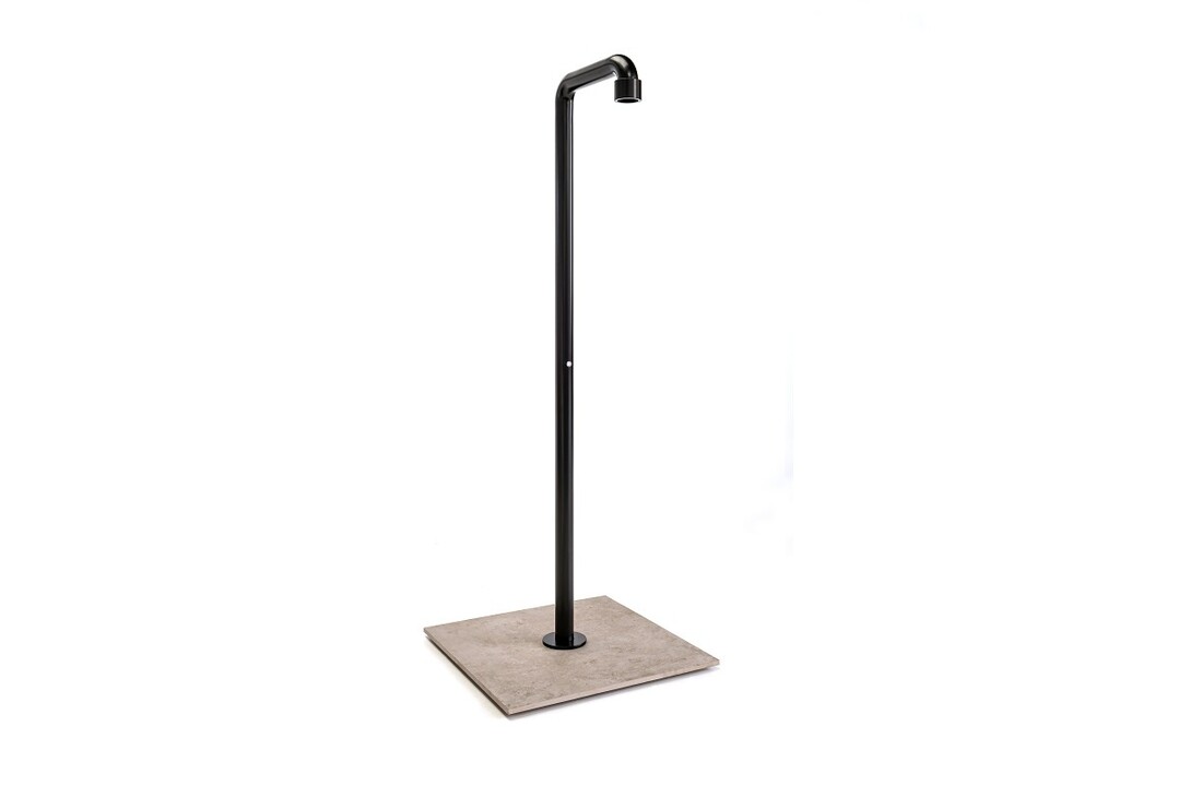 BLUE douche zwart met kraag