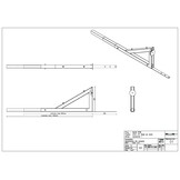 Blue nis verstelbare console 1000mm