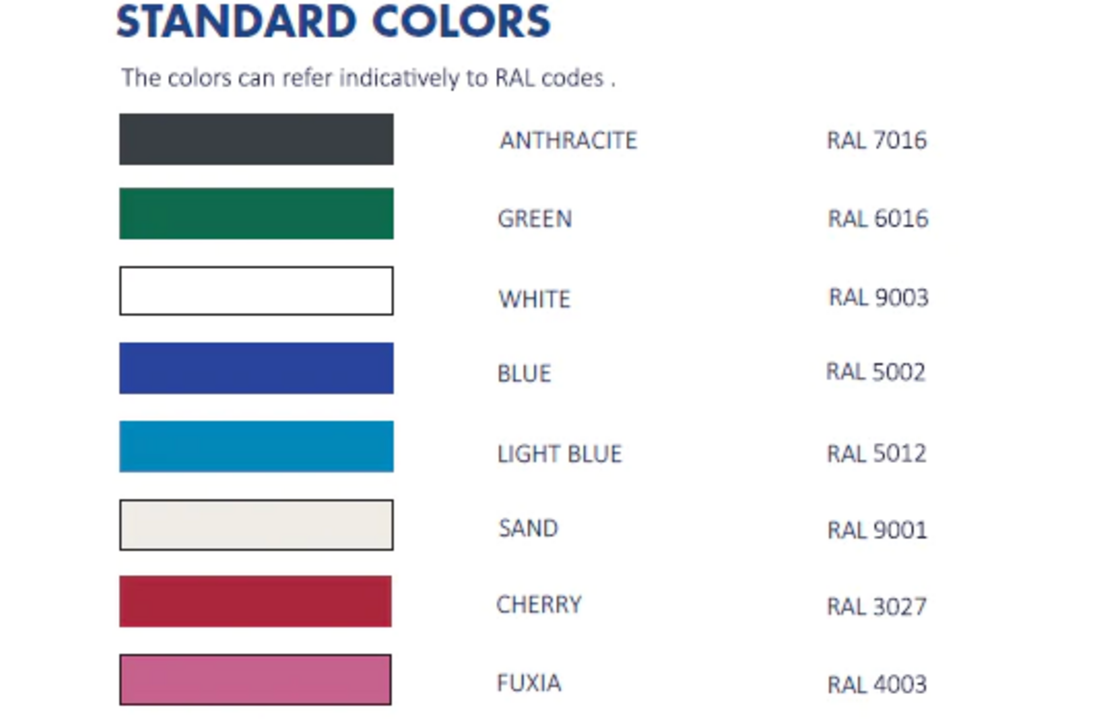 Arkema Jolly Solar Buitendouches - diverse kleuren