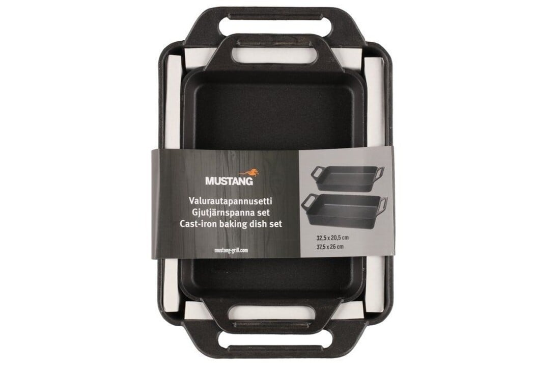 Mustang Gietijzeren pan 2 stuks