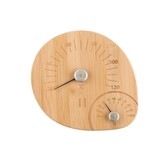 Rento Saunathermometer en hygrometer van bamboe
