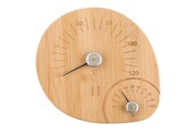 Rento Saunathermometer en hygrometer van bamboe