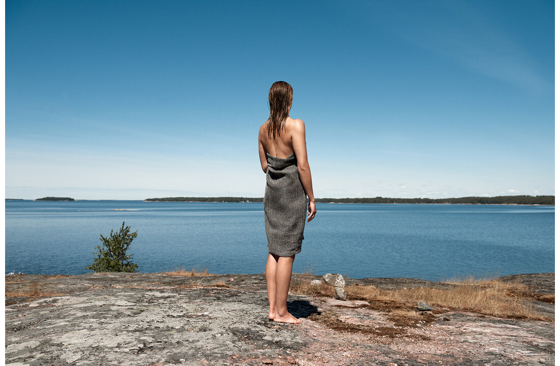 Kenno Sauna Handdoek - Bruin - 90x180 cm