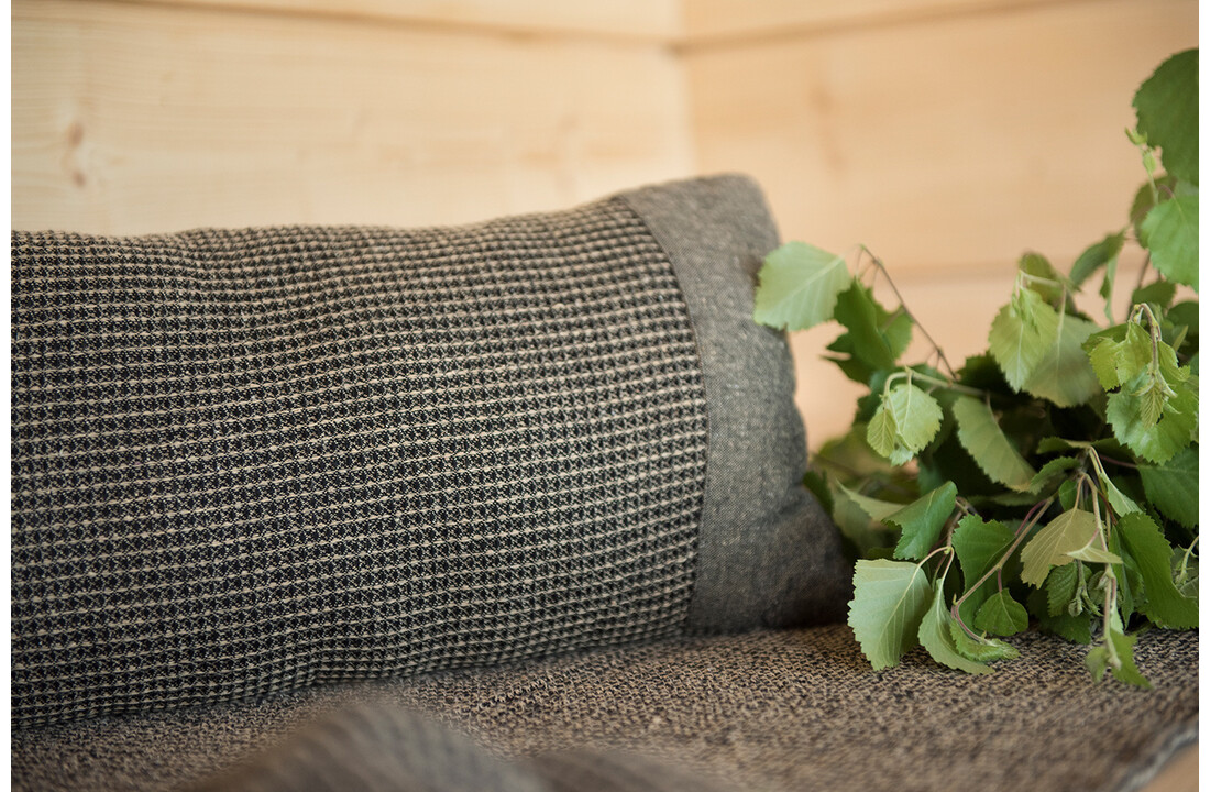Kenno Sauna Kussen - Bruin - 50x22 cm
