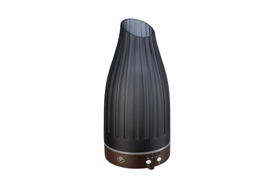 Serene House Ultrasonic Diffuser Twilight Glass Grey 90ml