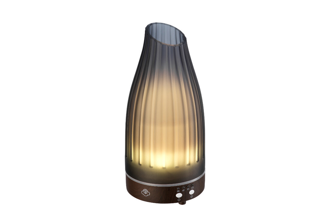 Serene House Ultrasonic Diffuser Twilight Glass Grey 90ml